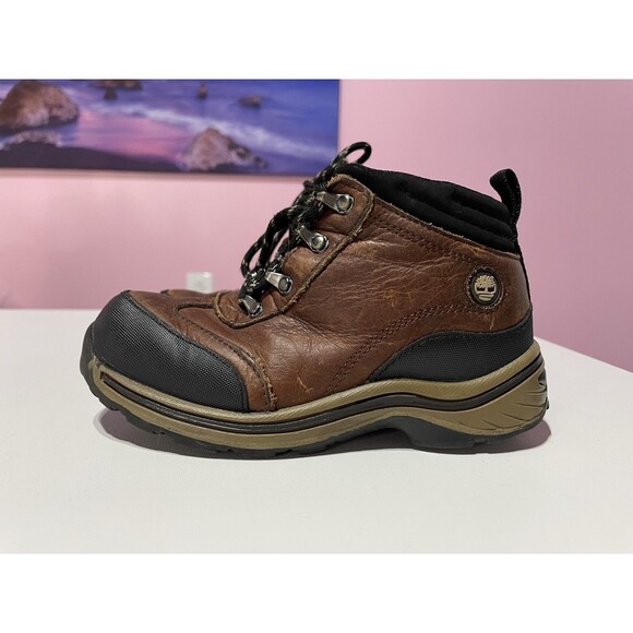 Timberland Boots Toddler 11 Brown Back Road Hiking Trail Lace Up Winter Outdoor - Picture 1 of 9